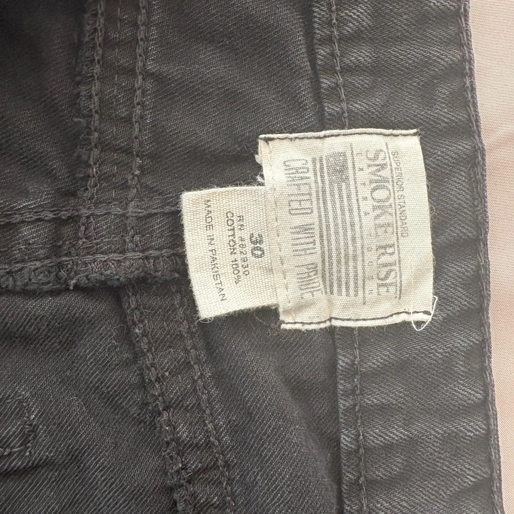 Smoke Rise Jeans Shorts Men’s Black‎ Size 30